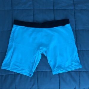 TomboyX 9" Boxers - Unisex Large - Light Blue